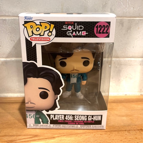 Funko Pop Squid Game Player 456 Seong Gi-Hun Vinyl Figurine | NIB - Picture 1 of 4